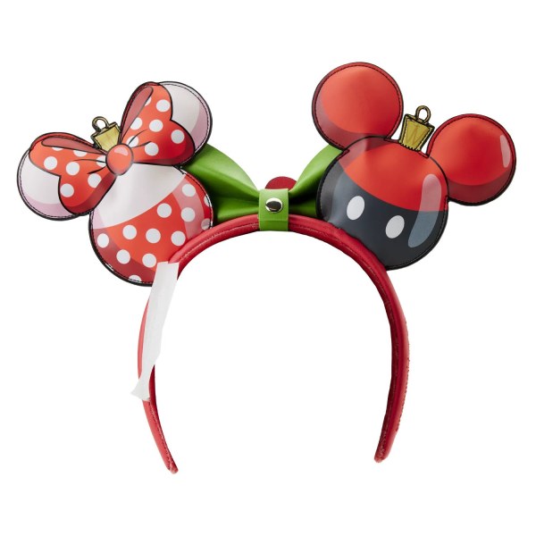 MICKEY MINNIE KERSTMIS ORNAMENT HAARBAND - DISNEY LOUNGEFLY