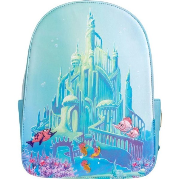 MINI RUGZAK ARIEL CASTLE - DISNEY LOUNGEFLY
