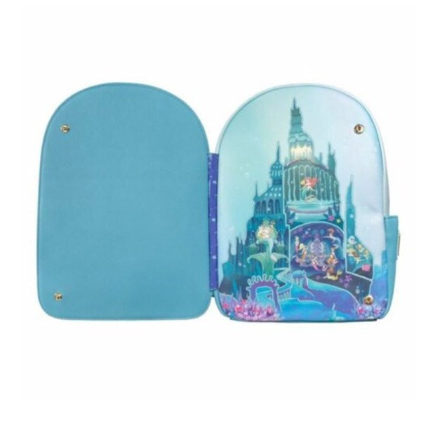 MINI RUGZAK ARIEL CASTLE - DISNEY LOUNGEFLY